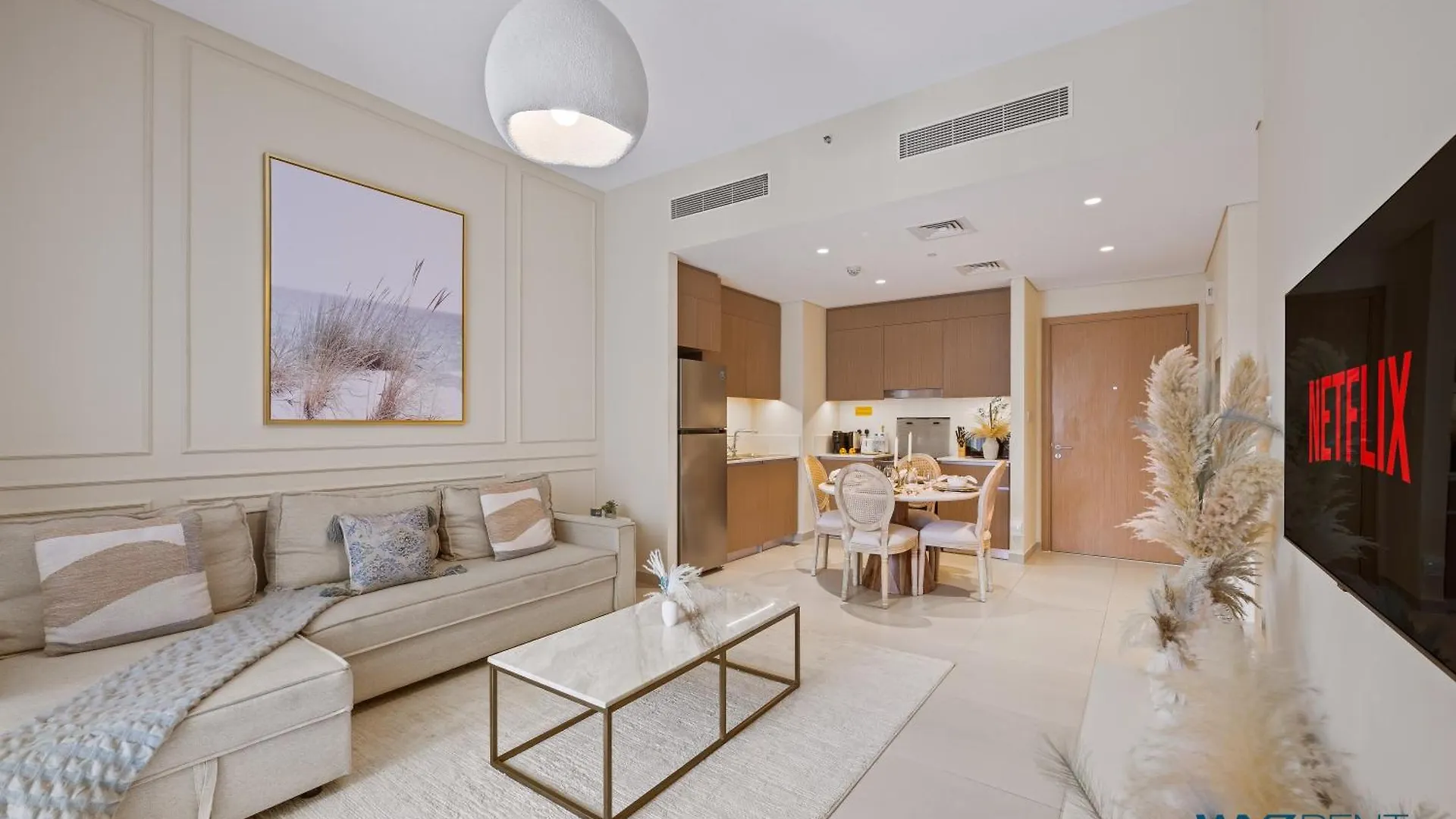 Tranquil Boho 1Br In Surf 2 Creek Beach Access Dubai