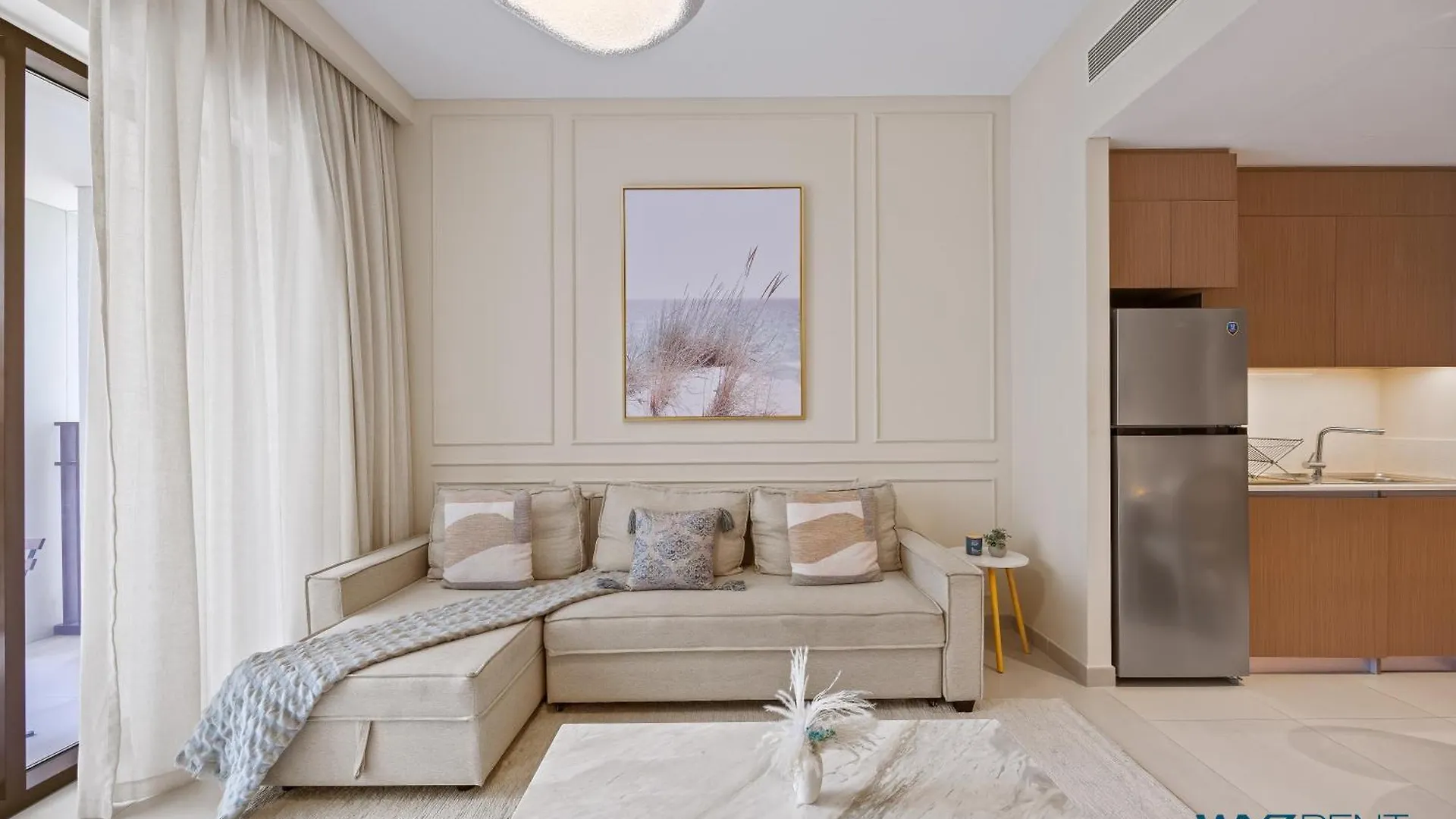 Apartment Tranquil Boho 1Br In Surf 2 Creek Beach Access Dubai